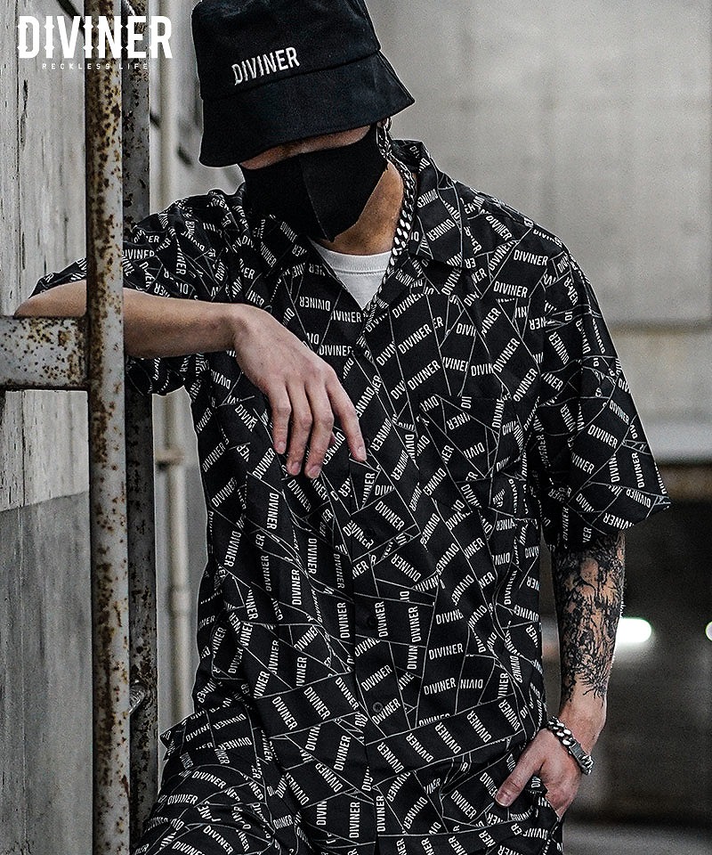 パッキンテープロゴシャツ