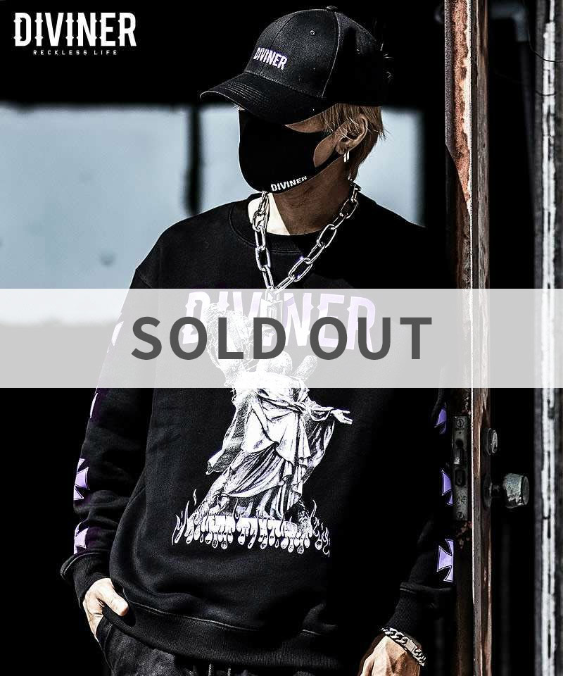 Judgement Sweat Shirt （ブラック×パープル）