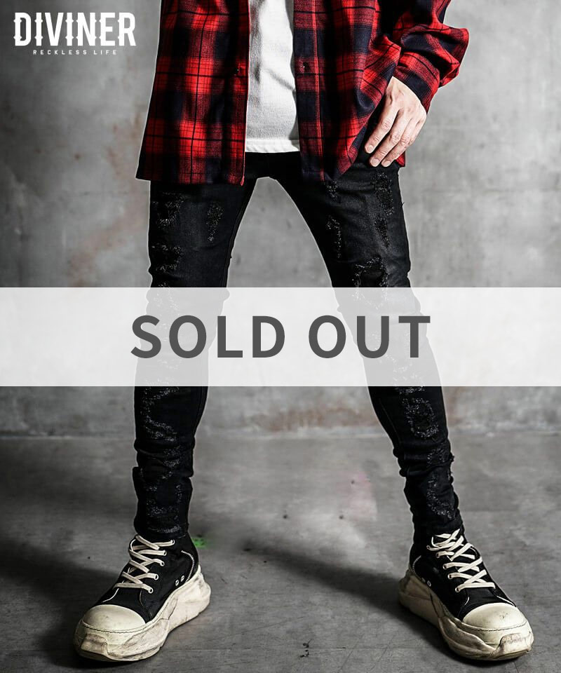 メンズのブラックデニムはシルエットを意識する