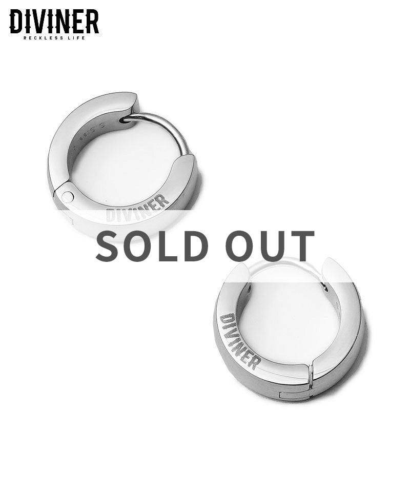 【OWN ROOTS】Logo Hoop Earrings/ピアス