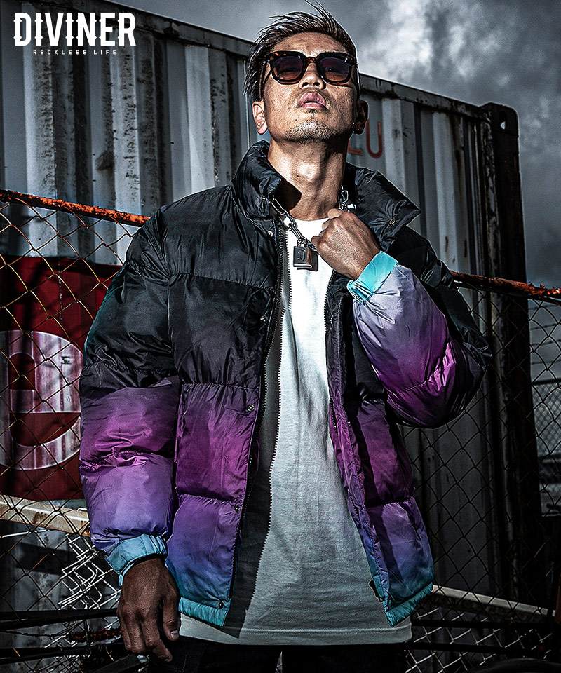 Gradation Padded Jacket/グラデーションパデッドジャケット