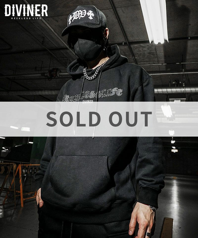 Black Letter HOODIE/ブラックレターフーディー