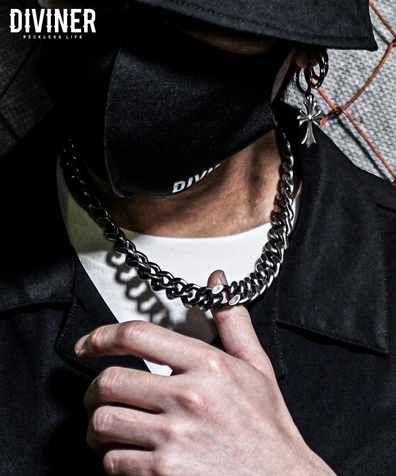 Flatlink Chain Neckless（ブラック）