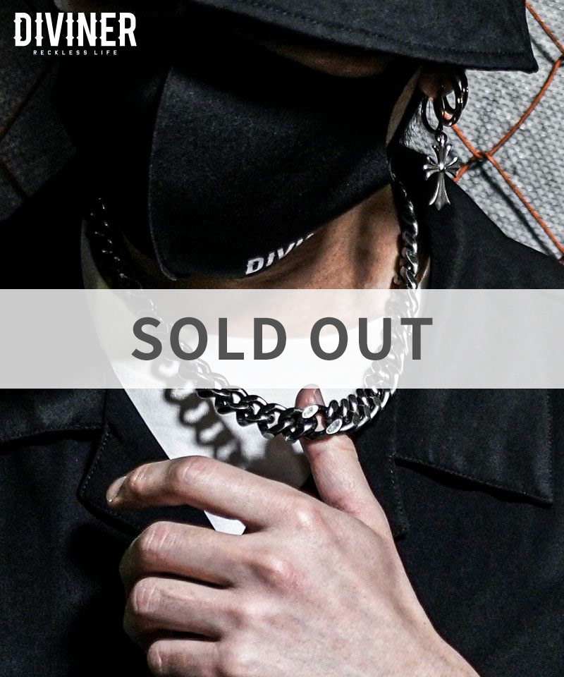 【OWN ROOTS】 Flatlink Chain Necklace（ブラック）