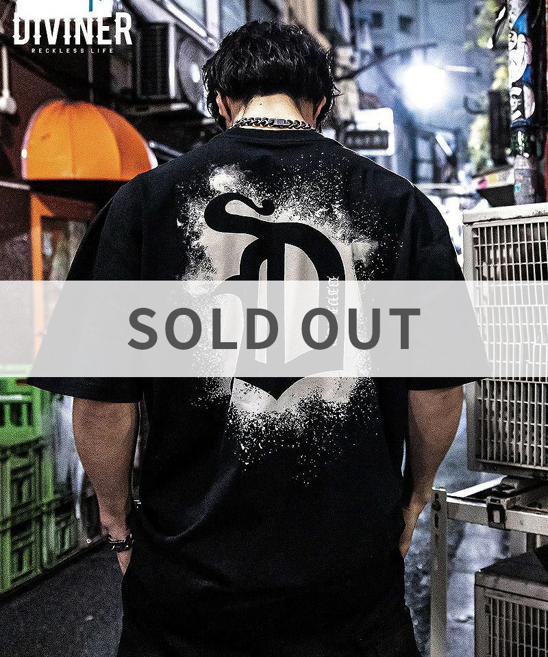 【BlackLetter】StencilLogo TEE（ブラック）