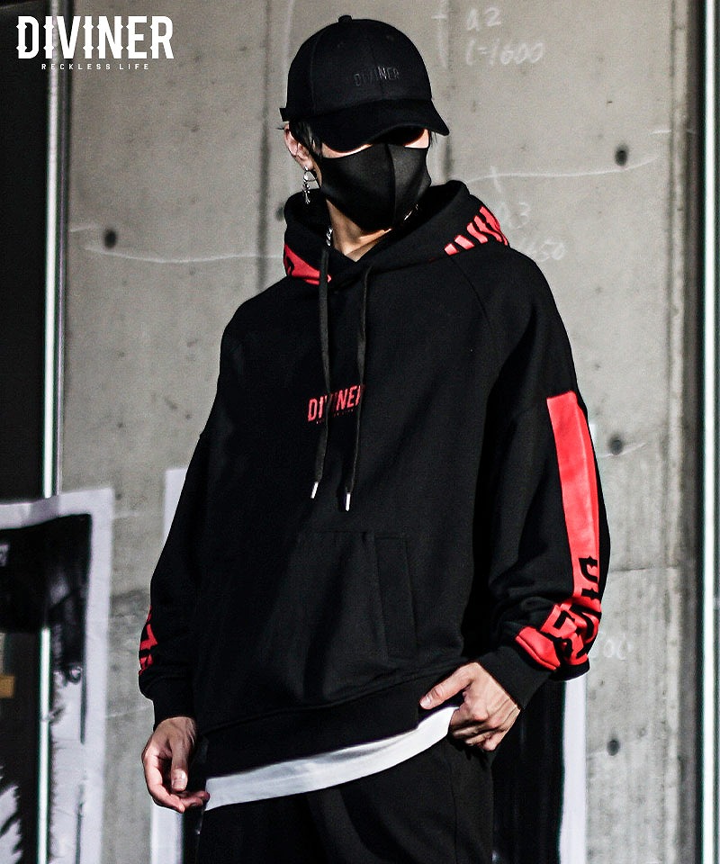 Asymmetry Sleeve Hoodie/アシンメトリースリーブフーディー