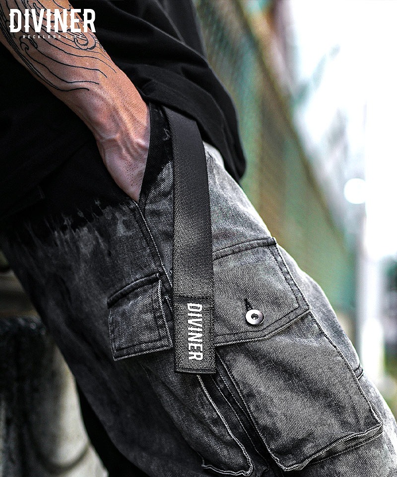 【OWN ROOTS】DIVINER Logo GI Belt/ディバイナーロゴジーアイベルト