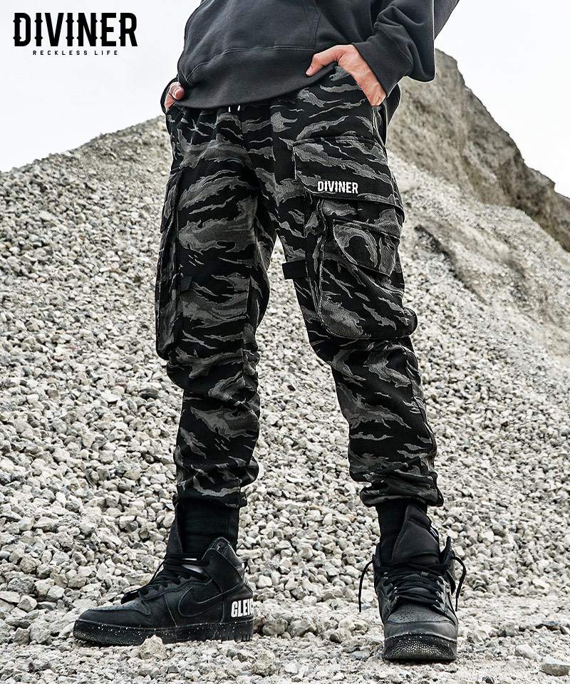 Tiger Camo Cargo jogger Pants/タイガーカモカーゴジョガーパンツ