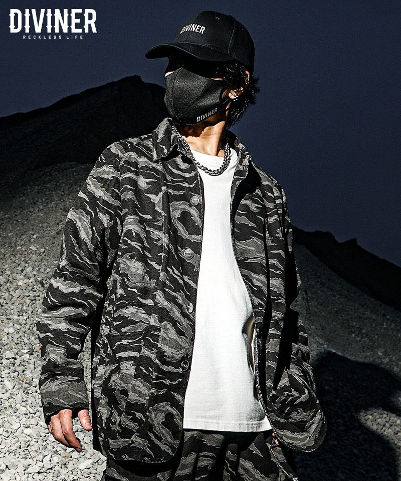 Tiger Camo Coveralls Jacket/タイガーカモカバーオールジャケット