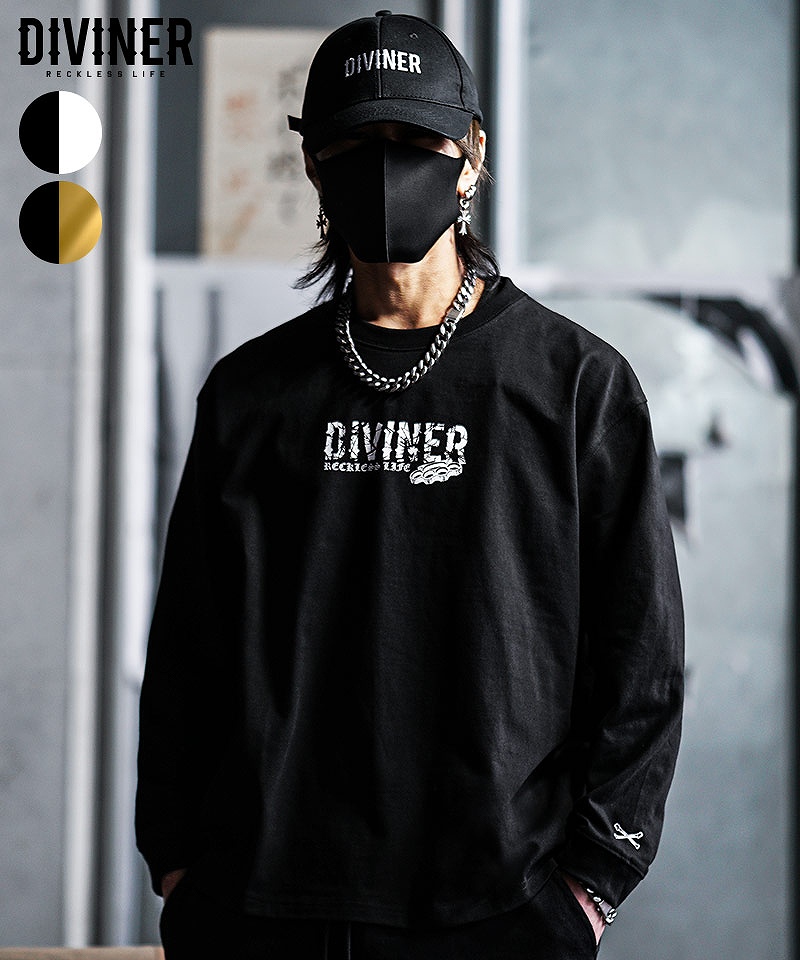 メリケンサックロゴ長袖Tシャツ