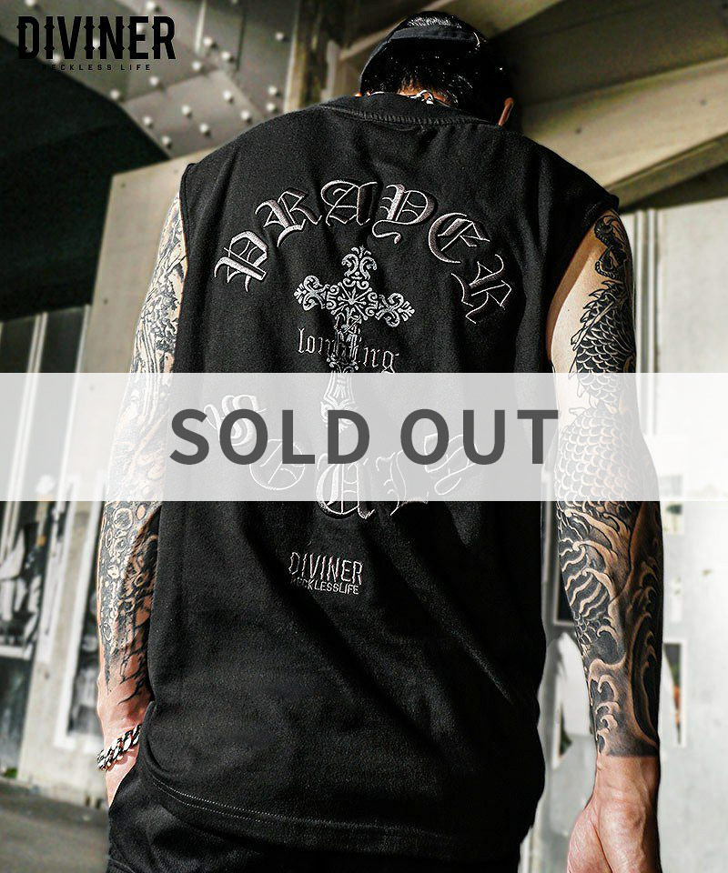 サークルエンブロイダリーノースリーブ