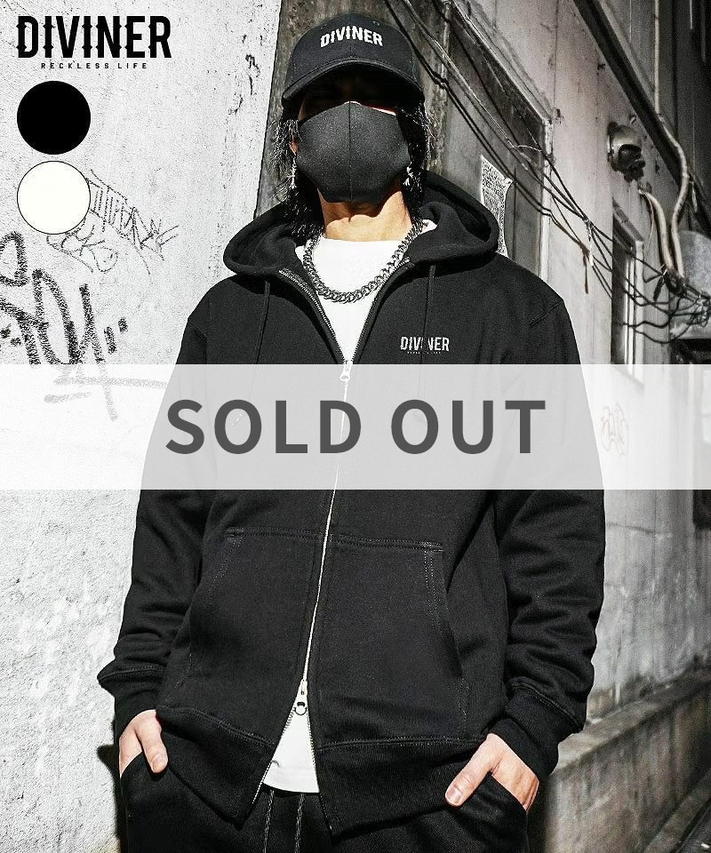 スタンダードバックロゴZIPフーディー