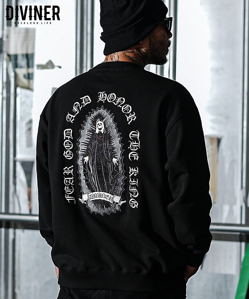 Grim Reaper Sweat Shirt(ブラック/ホワイト)