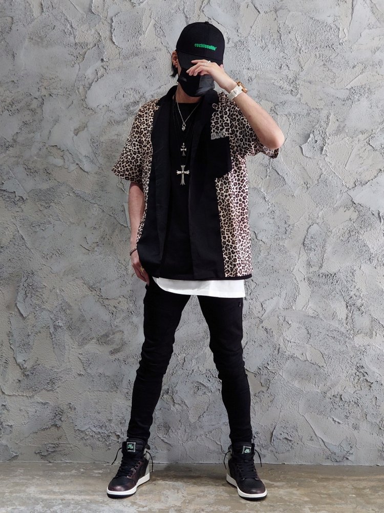 レオパード柄シャツを主役に