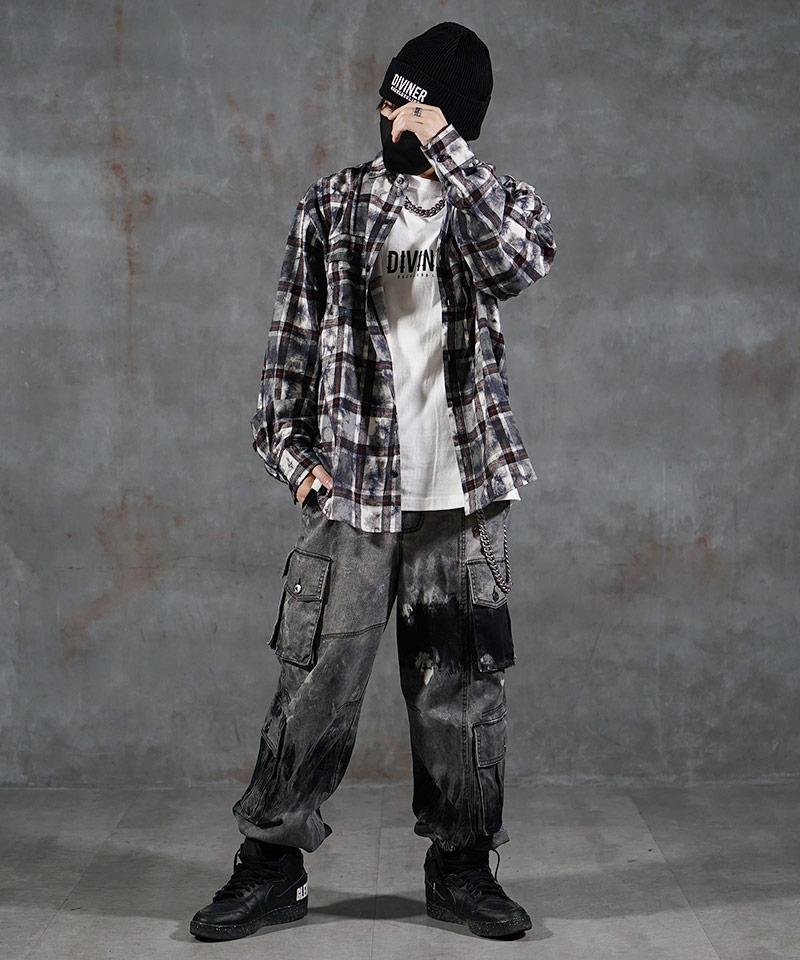 ニットキャップで抜け感のあるコーデ