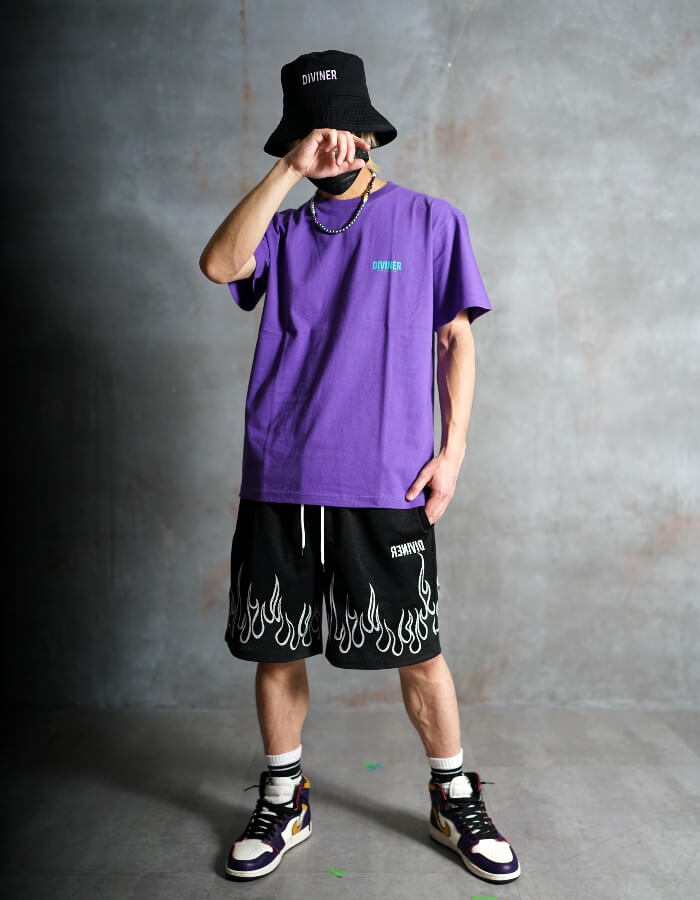 紫 パープル のメンズストリートコーデ最旬10選