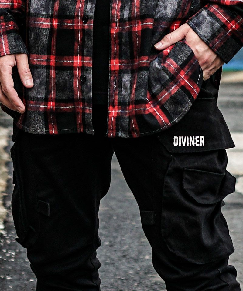 Black Cargo jogger Pants ボトムス｜【公式】DIVINER（ディバイナー）