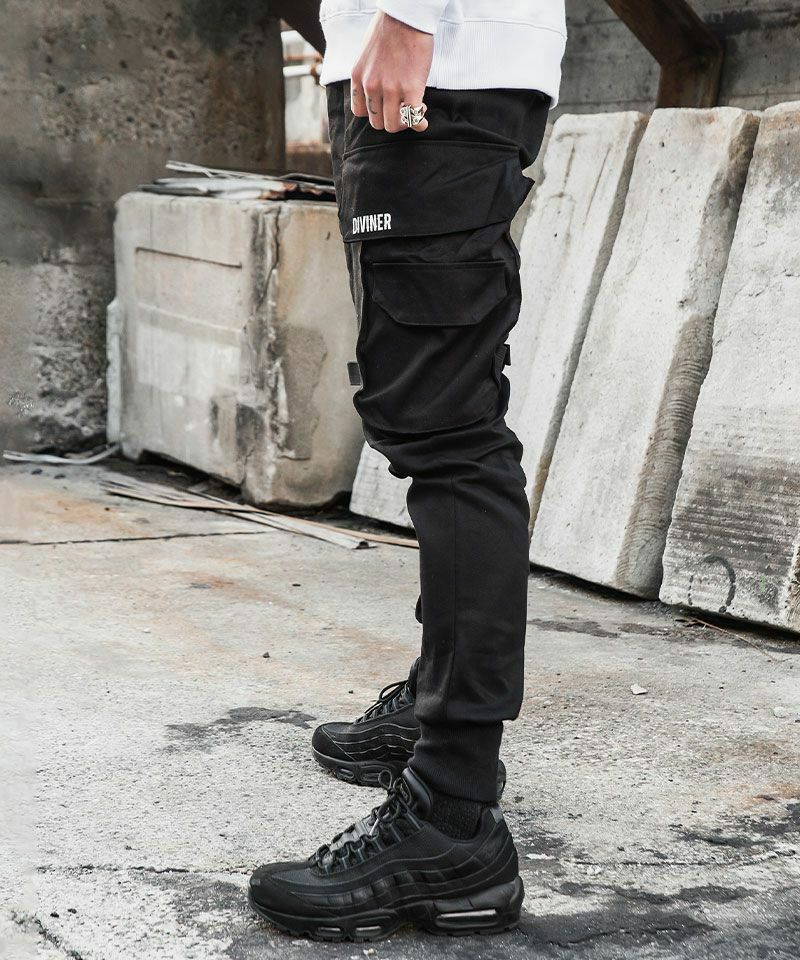 Chain Design Polyester Cargo Pants – GTHIC