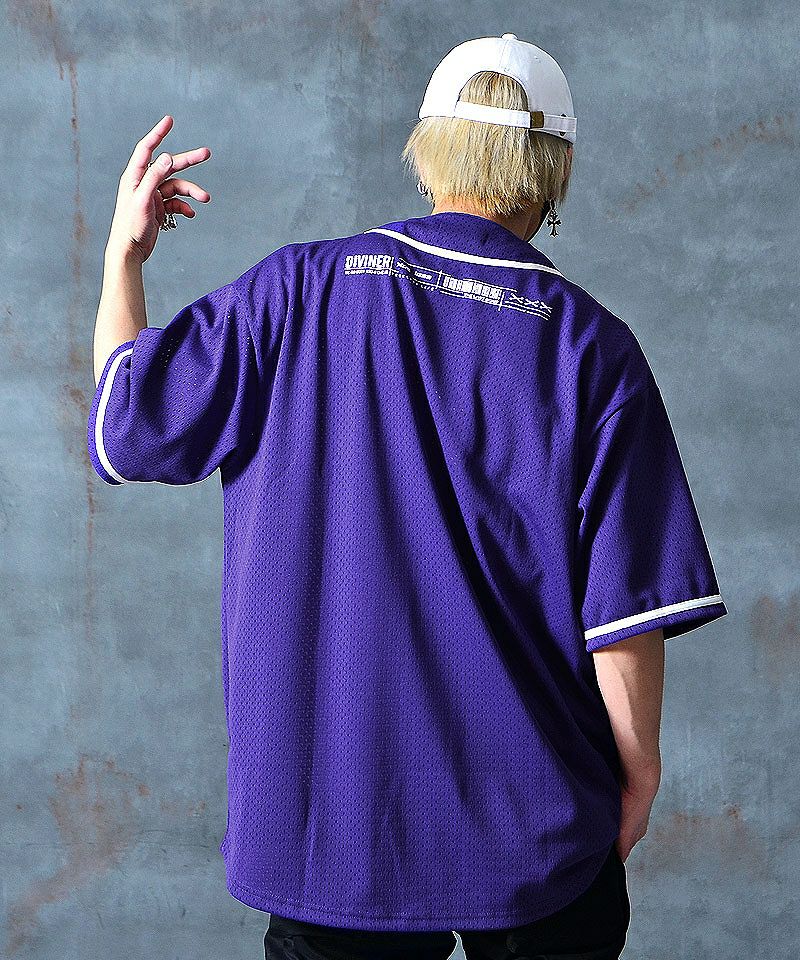 【週末セール】DIVINER ディバイナー　Baseball shirt シャツ Baseball shirt シャツ