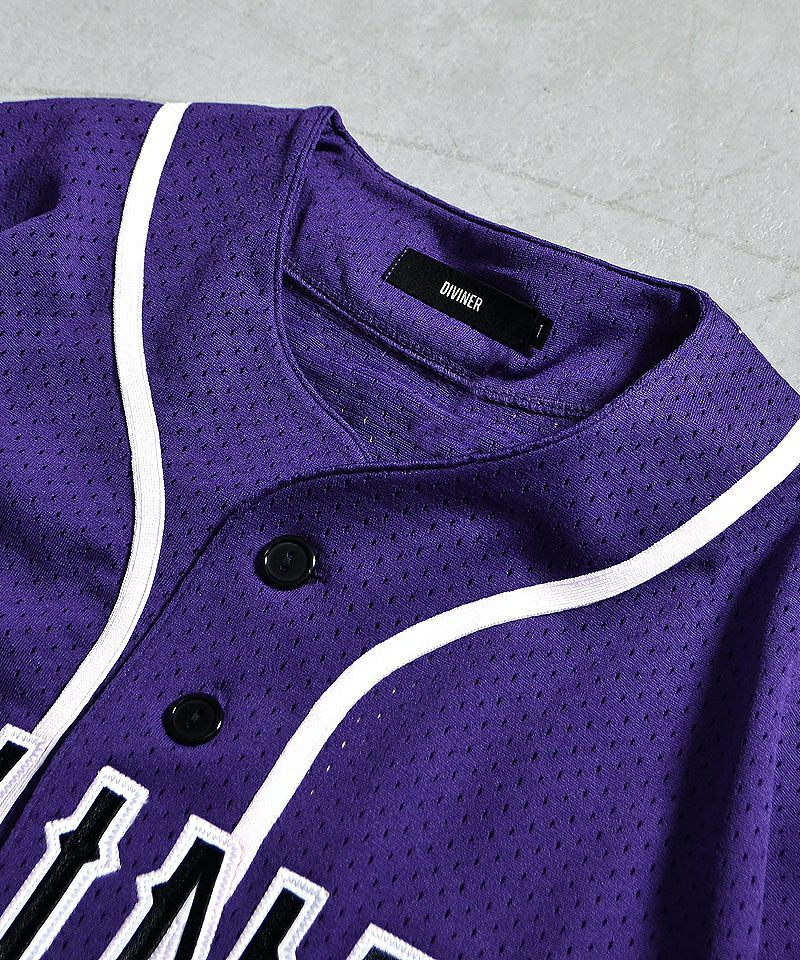 【週末セール】DIVINER ディバイナー　Baseball shirt シャツ Baseball shirt シャツ