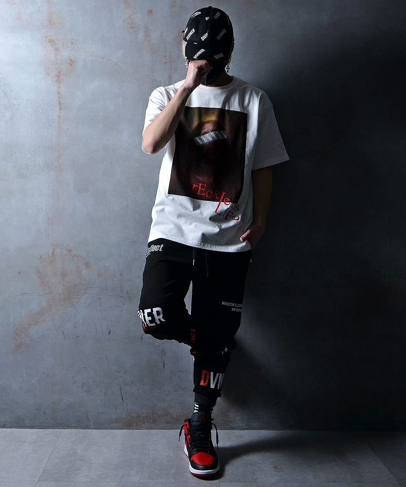 Multi print Sweat pants ボトムス