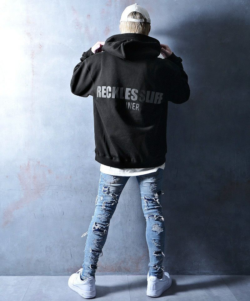Rubber Sheet Logo Hoodie(ブラック)