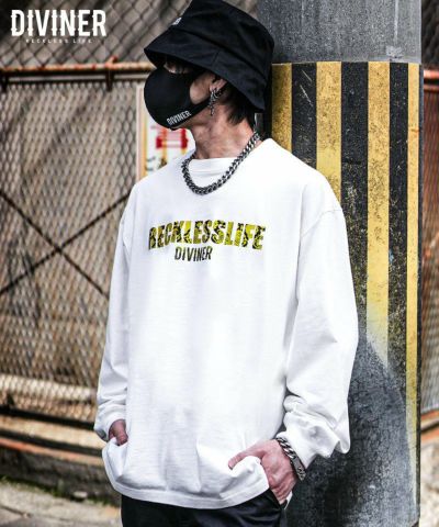 Yellow python L/TEE（オフホワイト） トップス ロンT｜【公式