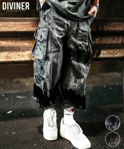 Black Cargo Pants ボトムス カーゴパンツ｜【公式】DIVINER