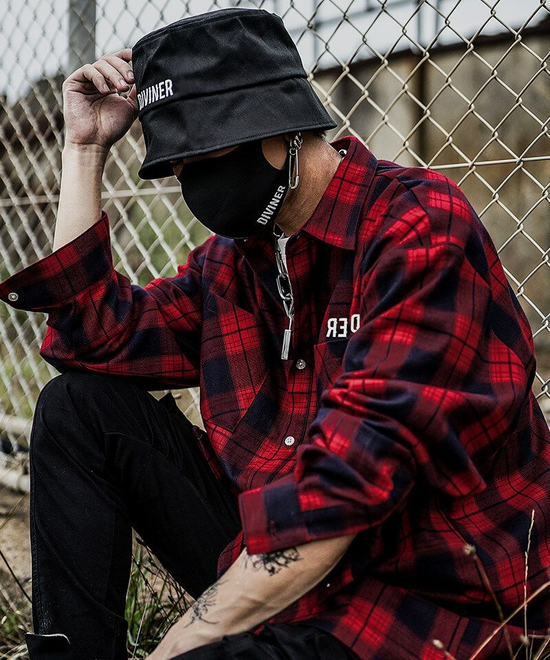 リバースプレイドシャツ 長袖シャツ ｜【公式】DIVINER（ディバイナー）