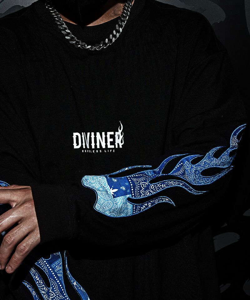 イグニス ロンT 長袖Tシャツ（ブラック）｜【公式】DIVINER