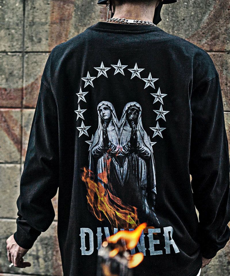 プレイヤー ロンT（ブラック） 長袖Tシャツ｜【公式】DIVINER