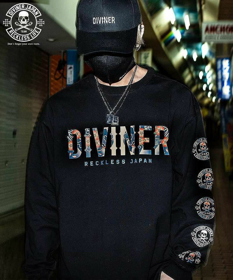 【DIVINER JAPAN】紋身L/TEE トップス 長袖 Tシャツ｜【公式