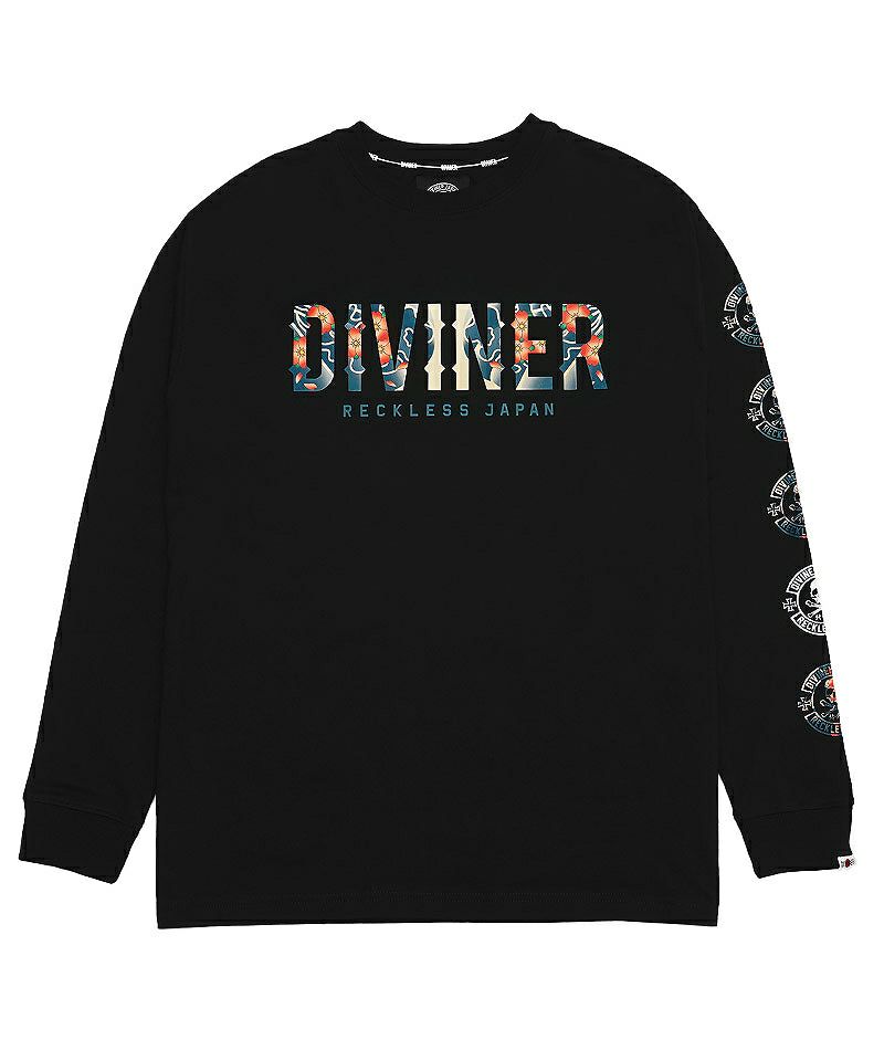 紋身L/TEE】オリジナルの和彫りデザインを胸に刻んだ長袖Tシャツ 