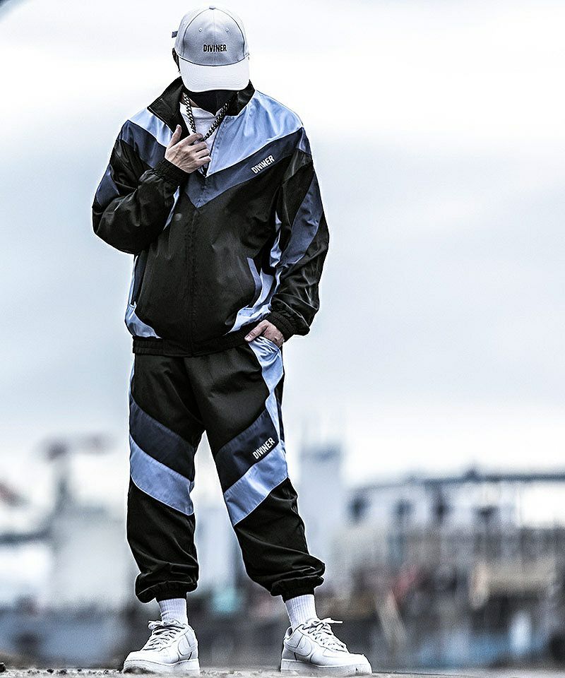 【再入荷なし】Switching Track Blouson（ブルー）