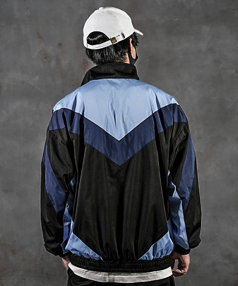 【再入荷なし】Switching Track Blouson（ブルー）