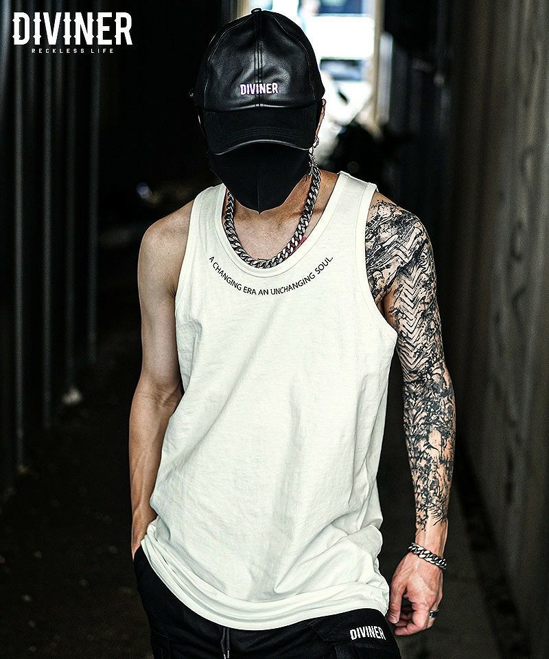 HemLogoTanktop（ホワイト） トップス｜【公式】DIVINER