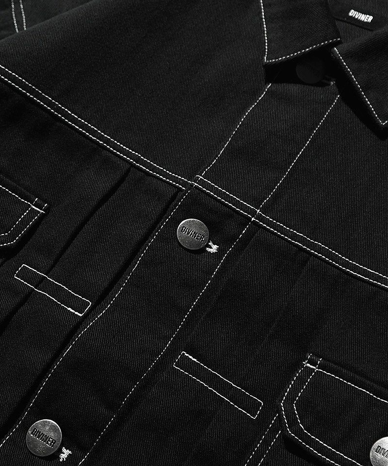 Black Denim Jacket アウター｜【公式】DIVINER（ディバイナー）
