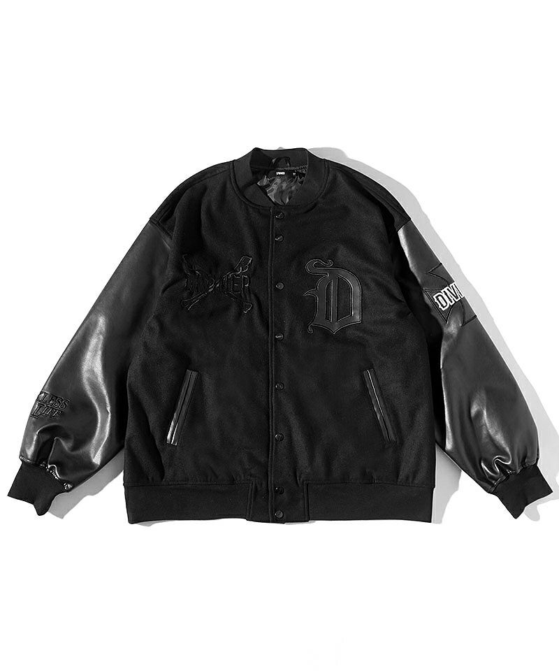 Synthetic Leather Patch Stadium Jacket アウター｜【公式】DIVINER