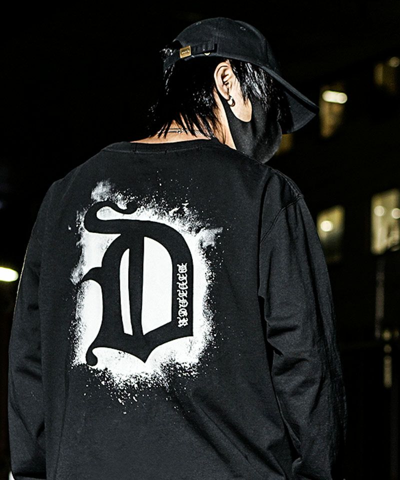 BlackLetter】 Stencil Logo L/STEE