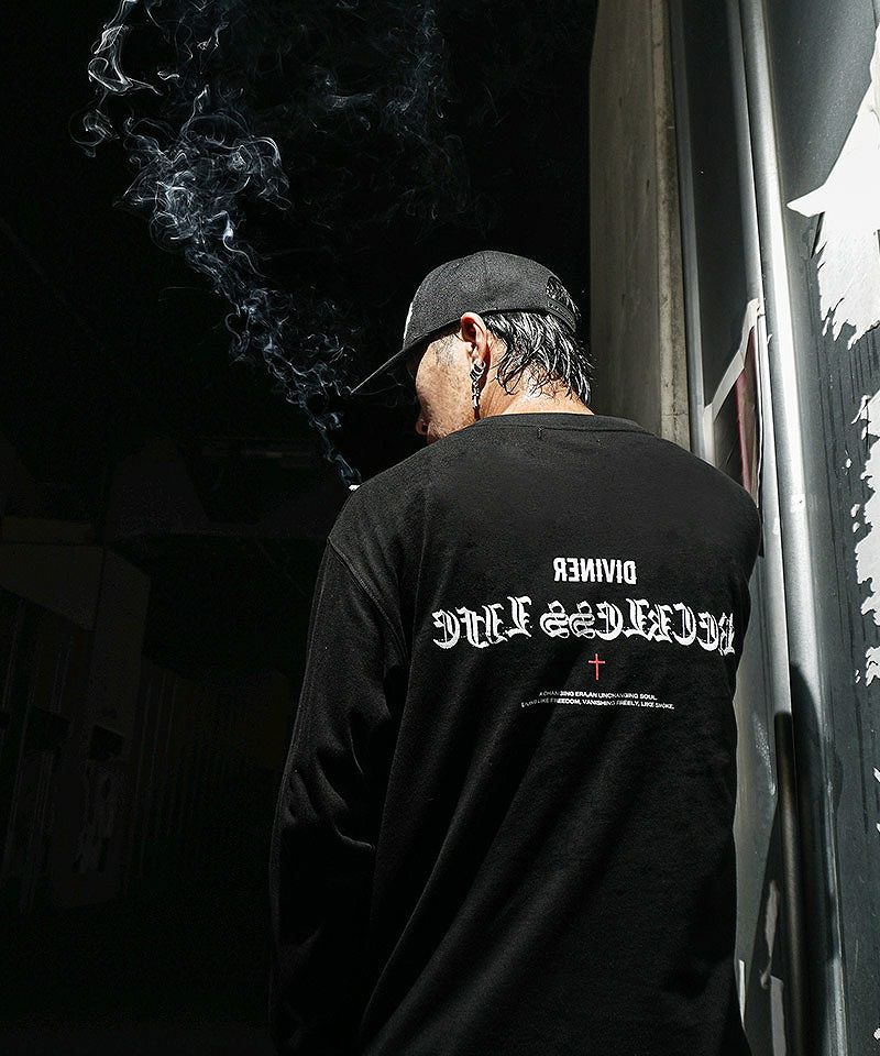 BlackLetter】Circular Neck Logo L/TEE トップス｜【公式】DIVINER（ディバイナー）