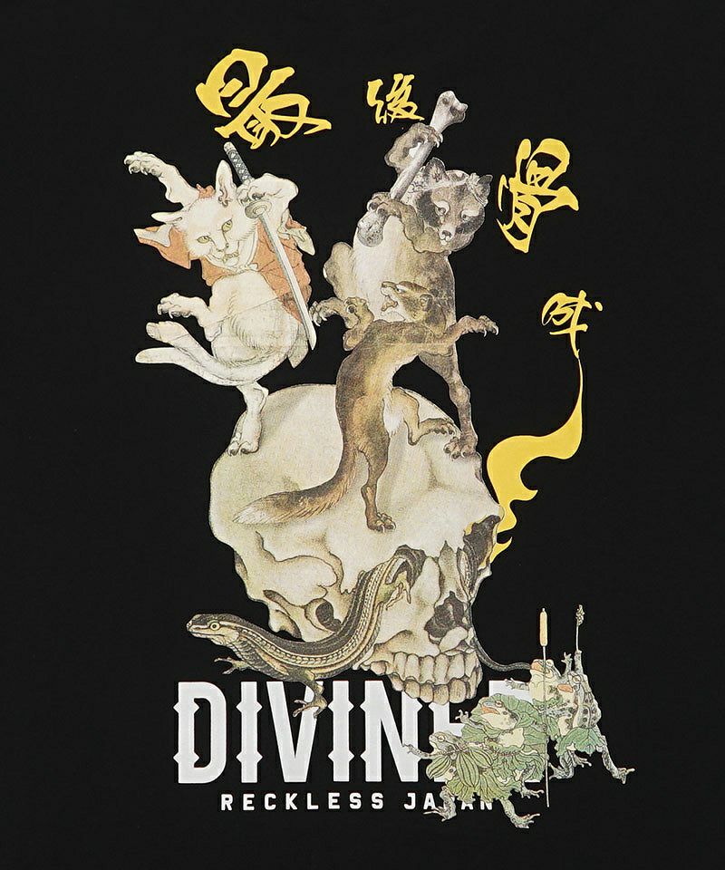 DIVINER JAPAN】鳥獣戯画 TEE(ブラック) トップス｜【公式】DIVINER